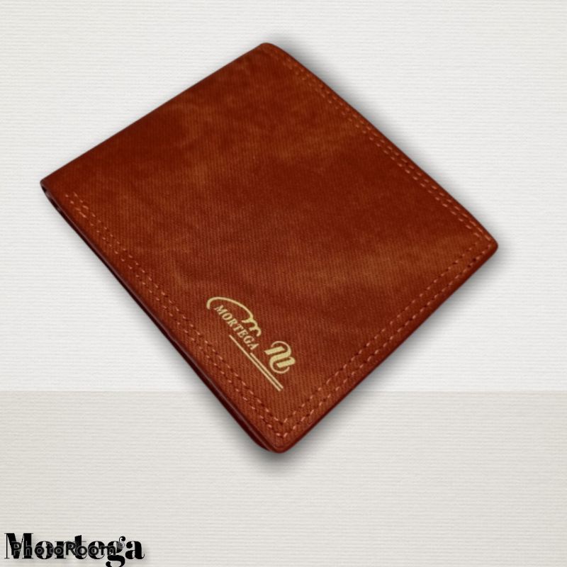 Dompet kulit lipat . Dompet pria mortega M-1728