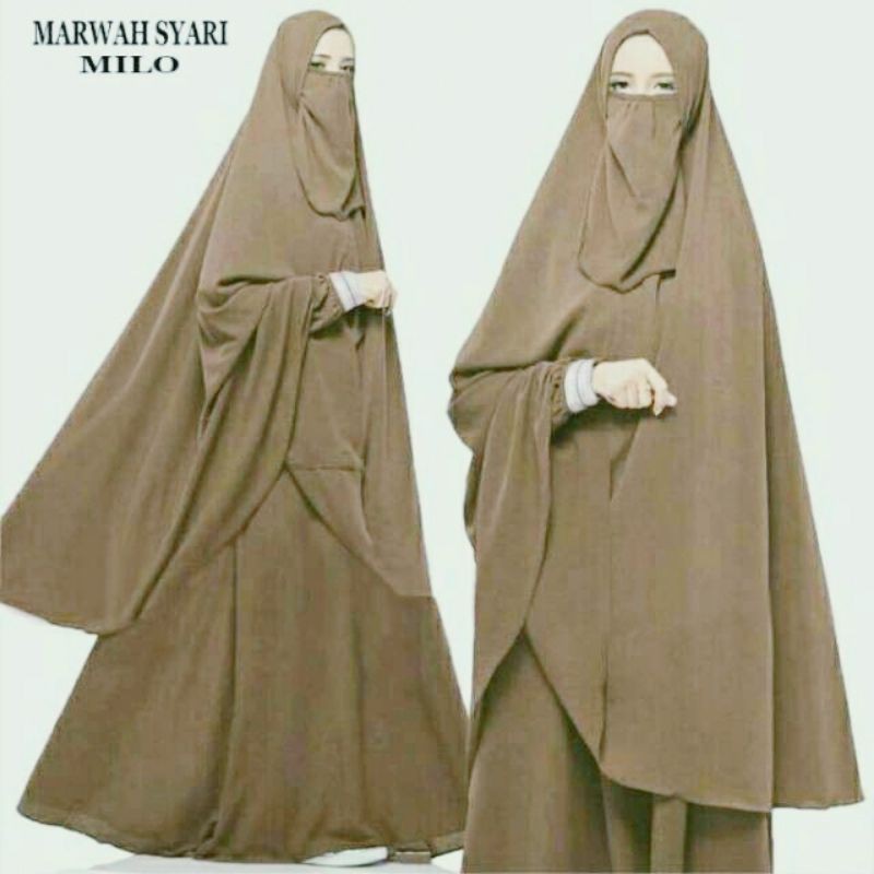 MARWAH SYARI SET CADAR//FASHION MUSLIM//MOSCREPE