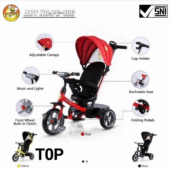 SEPEDA RODA TIGA TRICYCLE PACIFIC PC 106