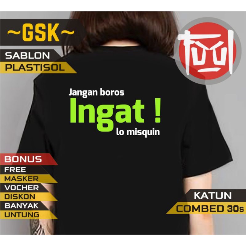 KAOS KATA KATA LUCU / KAOS MOBILE LEGEND / begadang game / KEREN / JAWA / SUNDA / BIJAK / KAOS PLESE
