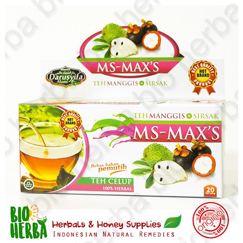 

Teh Kulit Manggis Daun Sirsak Ms Max's