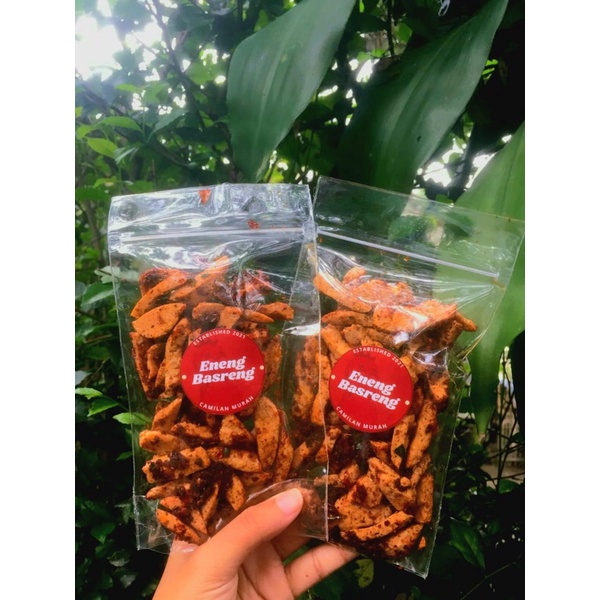 

Basreng pedas daun jeruk