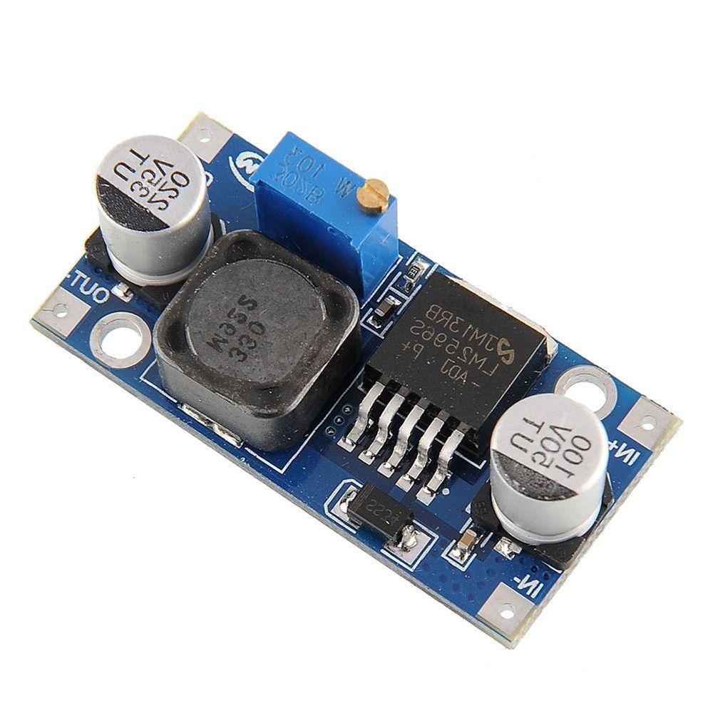 LANFY LM2596S Voltage Regulator Hot Inverter Module DC-DC New Supply Durable Buck Converter 1.5-35V Power/Multicolor