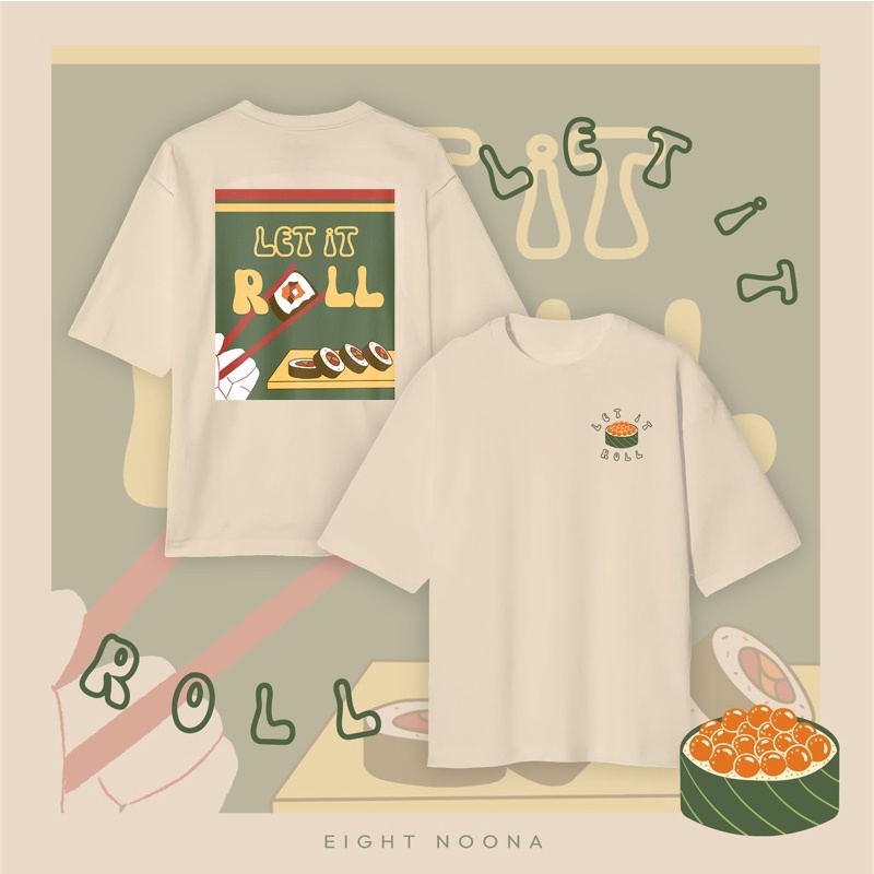 Let It Roll BTS Lyric T-Shirt | Fanmade Goods by Eight Noona