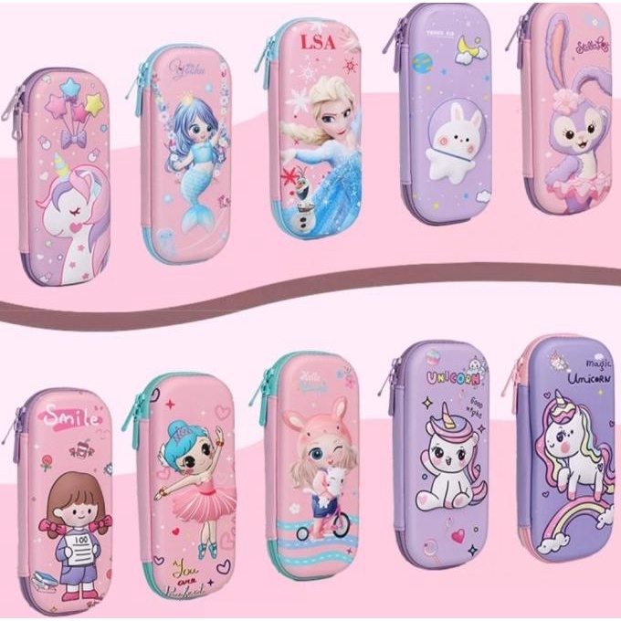 

Office & Stationery | Alat Tulis | 3D Kotak Pensil Hard Case Anak Sekolah | Best Seller