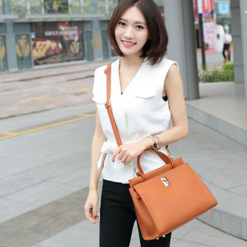 Unik Jims Honey - New Edition - Adele Tote Bag (Brown) Diskon