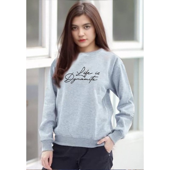 Kaos Lengan Panjang dynamite/ Kaos Sweatshirt / Atasan Wanita / Atasan Wanita Lengan Panjang