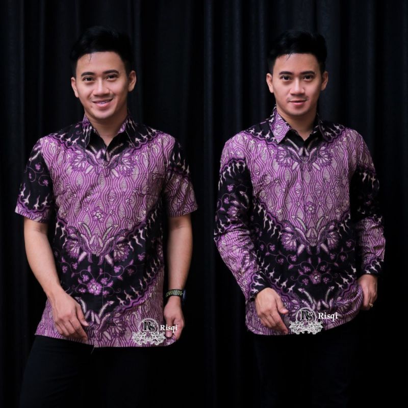 NEW ARRIVAL DISTRO BATIK PRIA BORDIR SOGAN HRB026 BATIKAF