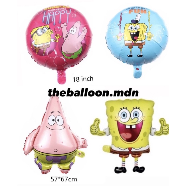 Balon Foil Spongebob Patrick