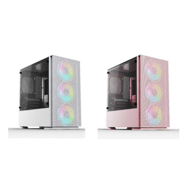 Casing Komputer Gaming Paradox Durandal M ATX include 3Fan RGB - PC Case