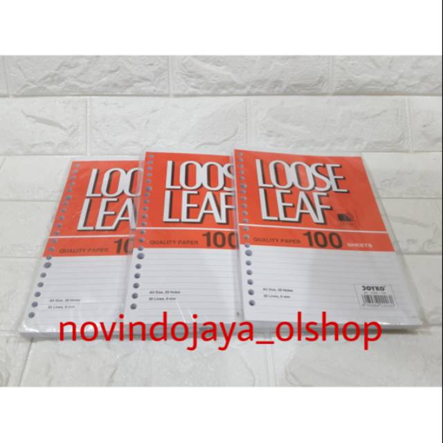 

Loose Leaf A5 100 Lembar (joyko)