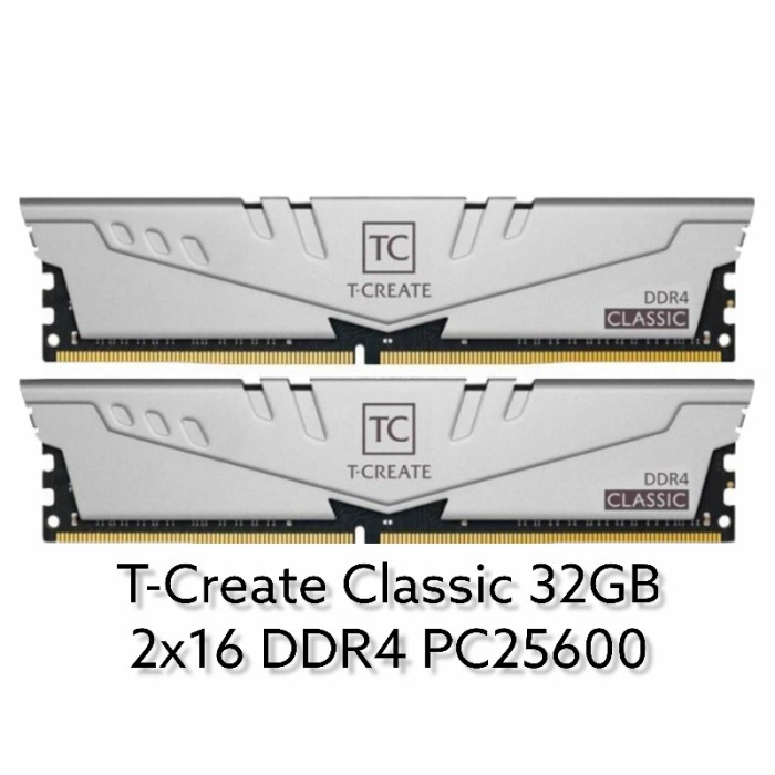 Team Group T-CREATE Classic DDR4 32GB (2X16) 3200Mhz - Ram Komputer