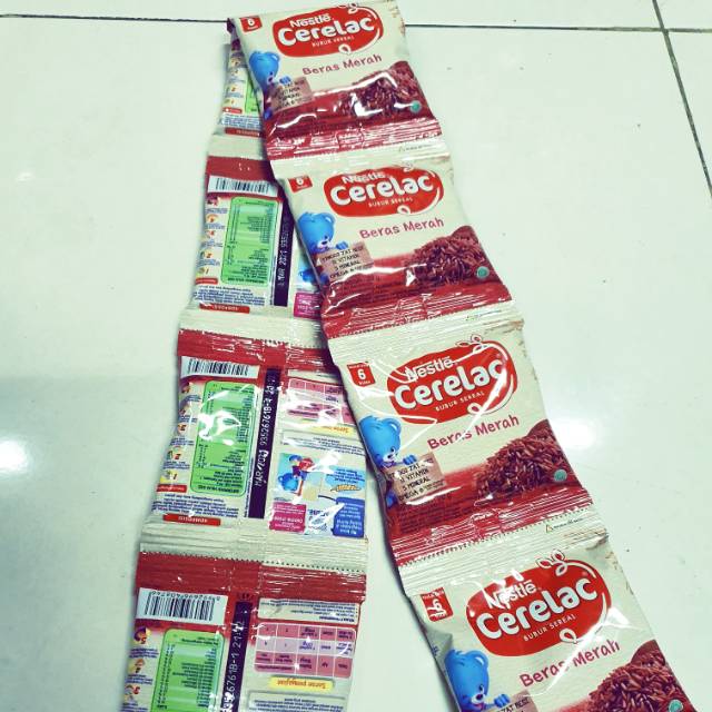 

Nestle Cerelac Bubur Sereal Sachet 1renceng isi 8pcs