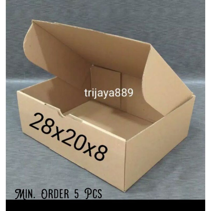 

kardus box pizza/die cut uk 28x20x8