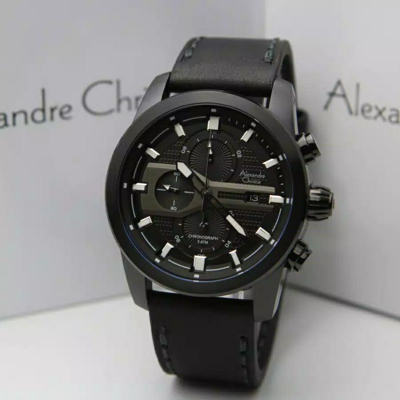 JAM TANGAN PRIA ALEXANDRE CHRISTIE AC 6562 / AC 6270 LEATHER ORIGINAL