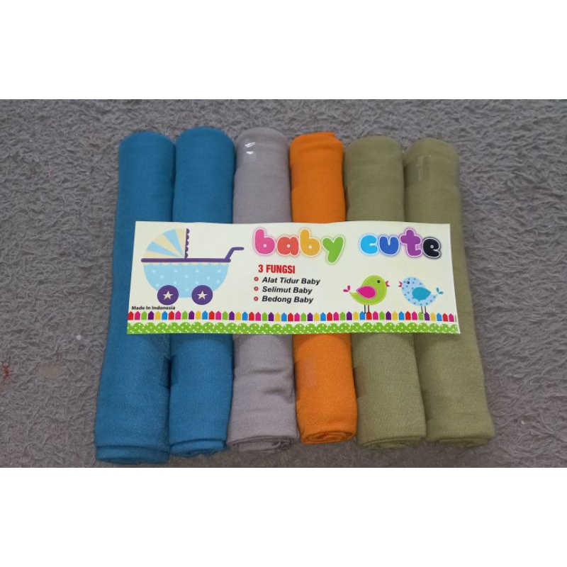 Bedong Kaos Polos BabyCute SNI 3pcs dan 6pcs Promo 9.9