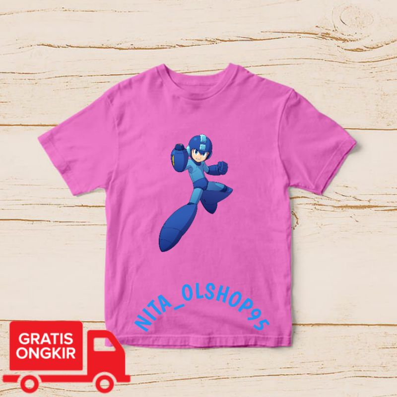 baju anak megaman Mega man , baju anak karakter