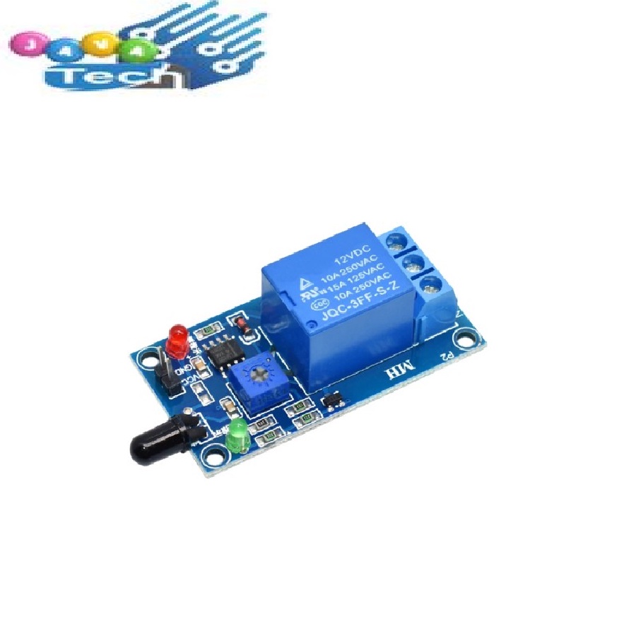 Modul Sensor Pendeteksi Api DC 5V 12V Infrared Flame Sensor