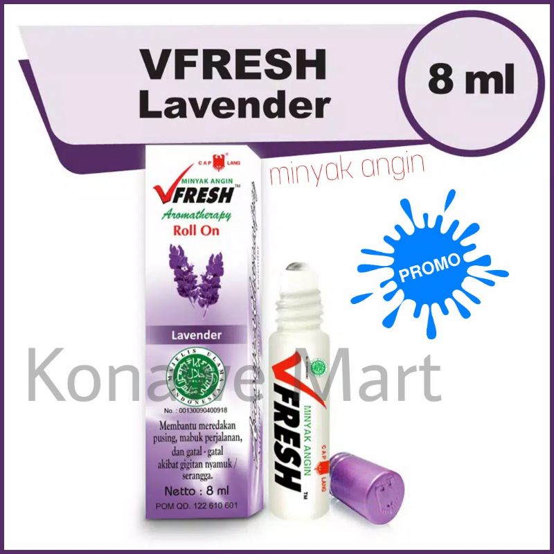 Vfresh Minyak Angin Lavender 8ml