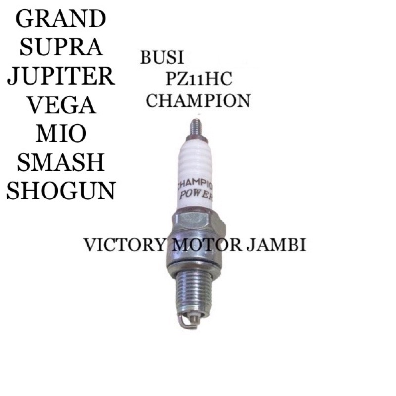 BUSI SPARK PLUG BEBEK SUPRA GRAND MIO PZ11HC CHAMPION