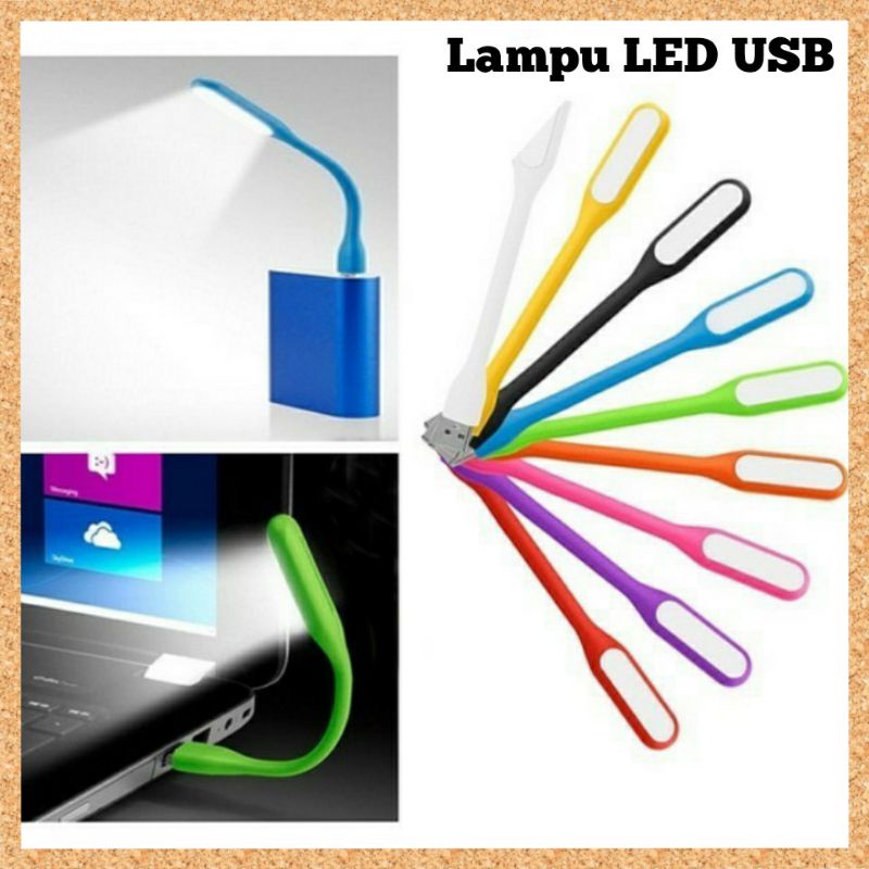 Lampu USB LED Lampu Baca Sikat Gigi Portable Flexible Stik Lamp Stick Lampu Emergency