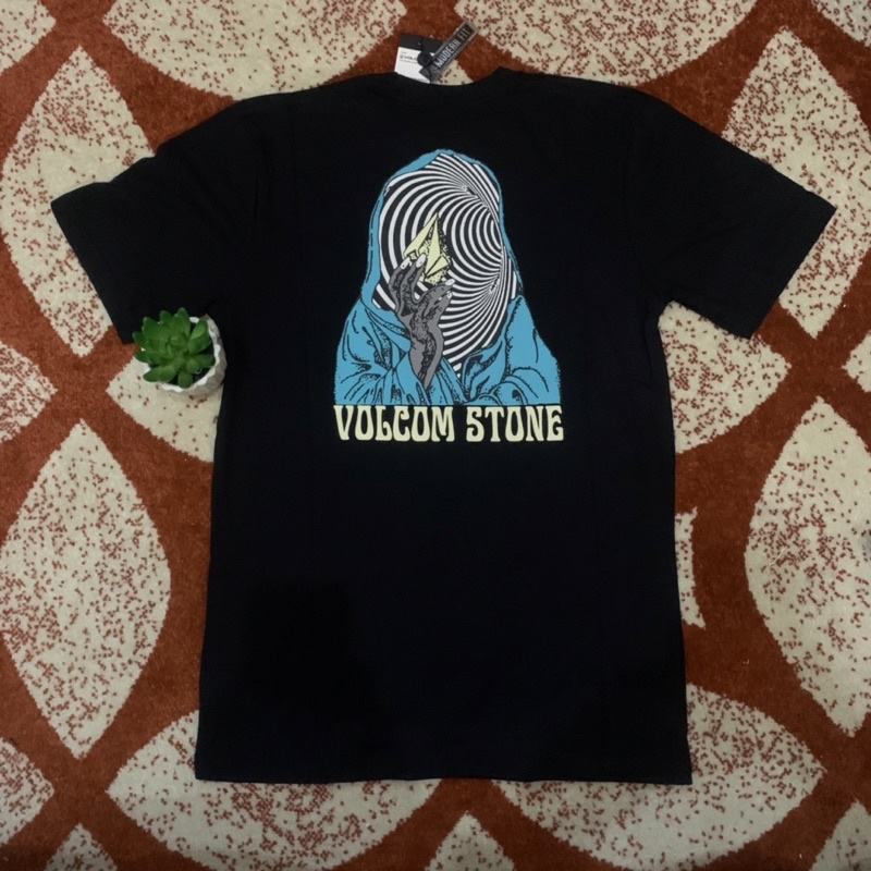 Kaos volcom mirror sample back logo