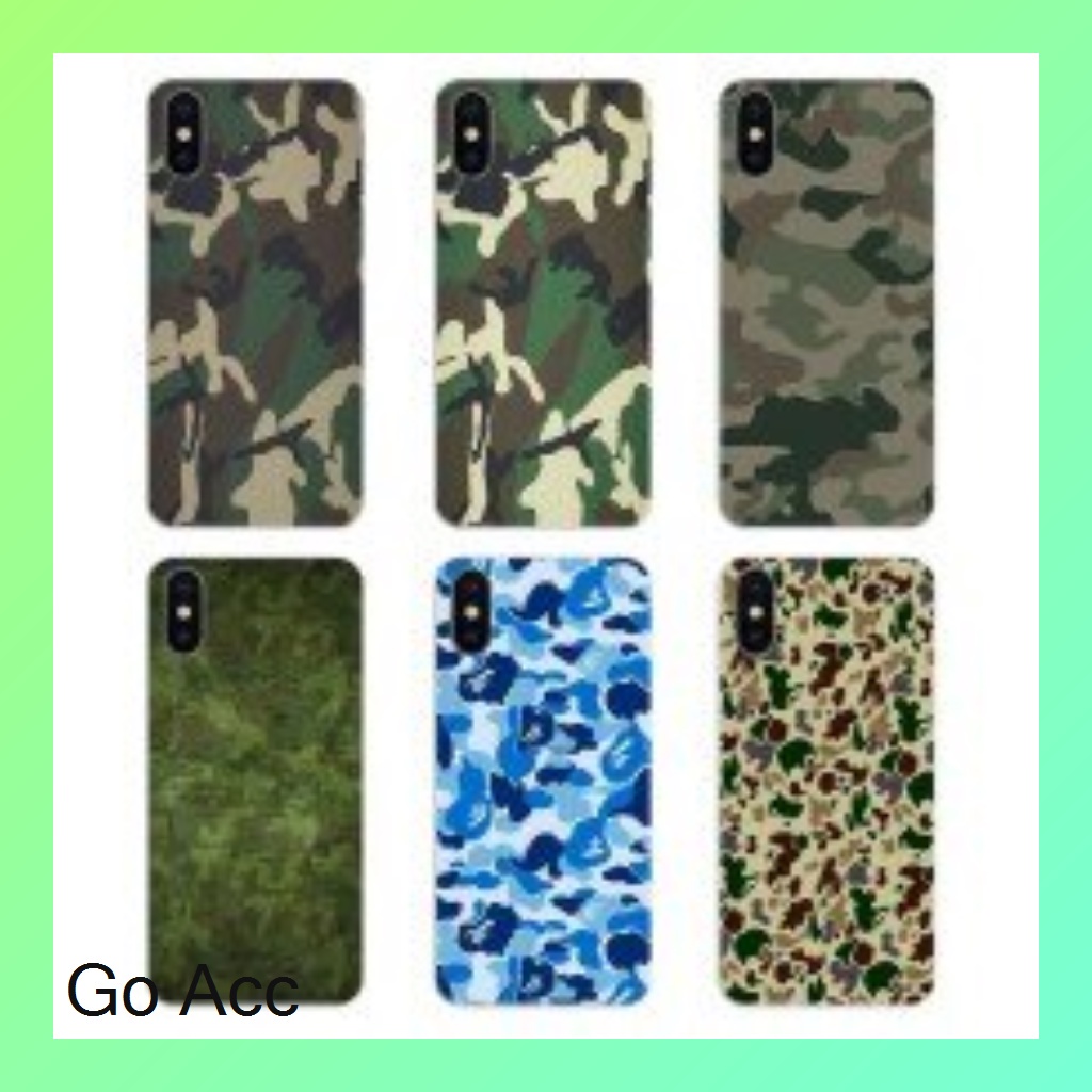 Softcase Silikon Army Tentara Random Samsung A7 2018 A9 2018 J4+ Plus J6+ Plus Pocophone F1 Realme 2 Pro A3s C1 Realme 2 J2 Core V11 Pro Oppo K1 Redmi Note 6 Pro Vivo Nex s