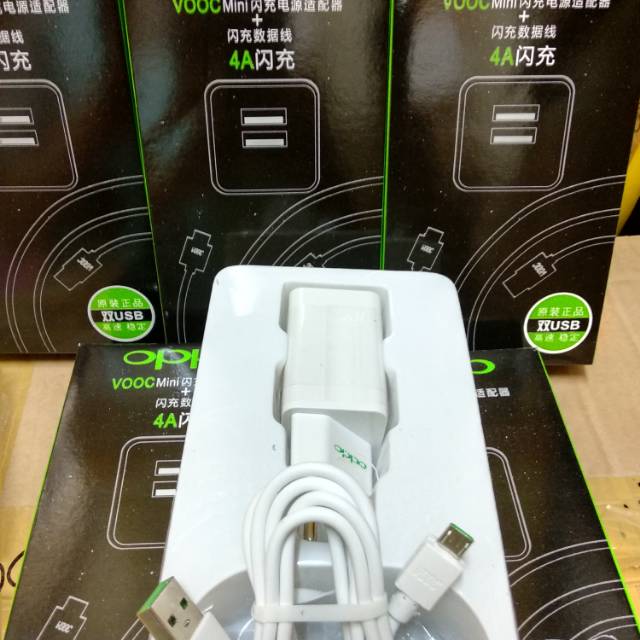 Charger oppo vooc 4A 2usb casan oppo vooc 2usb 4A travel charger oppo