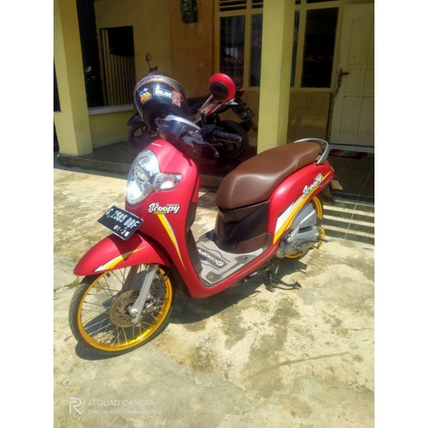STRIPING SCOOPY NEW 2018 TRANSPARAN COSTUM STYLISH