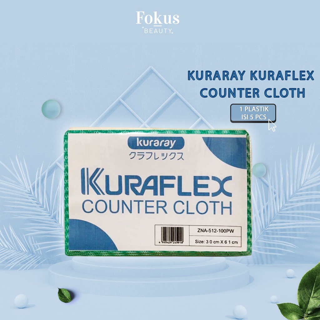 Kuraray Kain Lap KURAFLEX Counter Cloth - isi 5 pcs