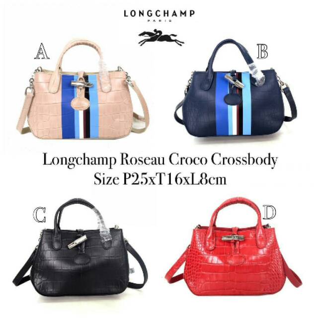 LC Roseau Croco Crossbody totebag tas original authentic asli tote