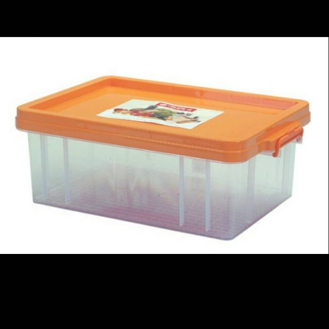 BOX SERBAGUNA / KOTAK PLASTIK CLEAR BOX LION STAR 30 LTR (FX-5)