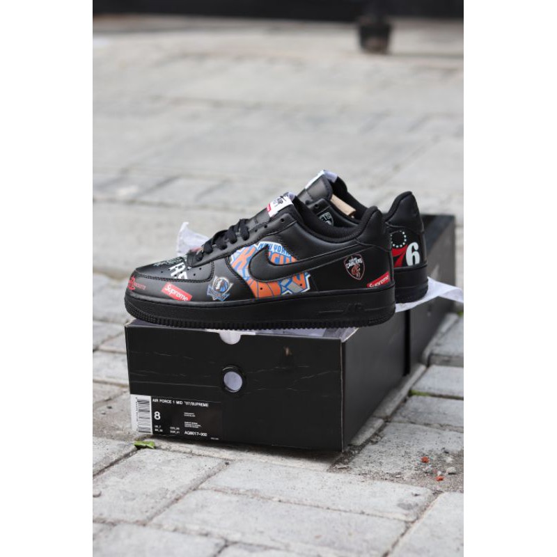 Nike Airforce 1 Supreme Chicago  Black