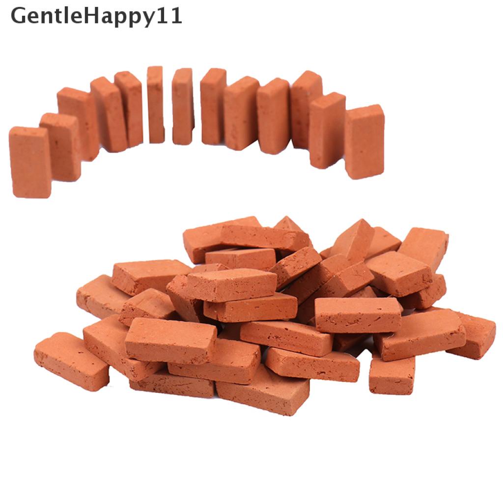 Gentlehappy 50pcs1per16 Bata Simulasi Miniatur diy Meja Pasir diorama Pemandangan Pemandangan Pemandangan