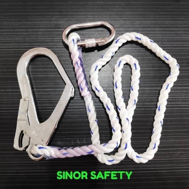 Lanyard Safety Single Big Hook PRO FullBody Harness Tali Body Harness