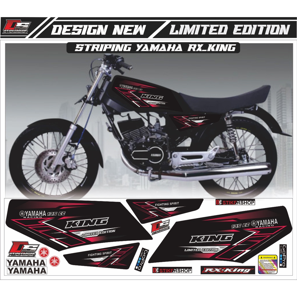 STRIPING RX KING VARIASI/STRIPING RX KING VARIASI SIMPLE/MODIFIKASI RX KING WARNA PING