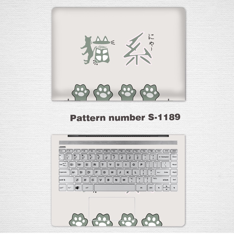 2pcs Stiker Pelindung Laptop Universal Bahan VINYL Ukuran 12 13 14 15.6 Inch Untuk ASUS K3400P M3400QA UX5401 OLED pro15 M3500Q