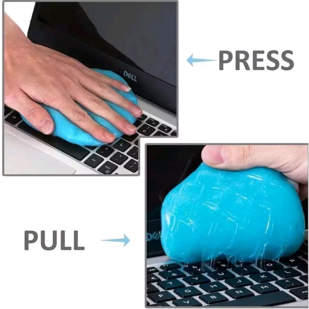 Slime Jelly Gel Cleaner Perekat Lembut Pembersih Debu Serbaguna Dashboard AC Mobil Keyboard