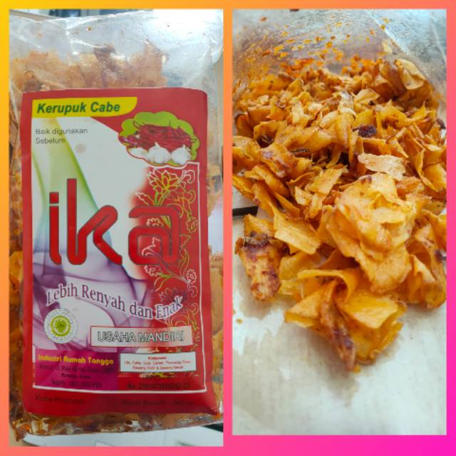 

Kerupuk Cabe Ubi Ika