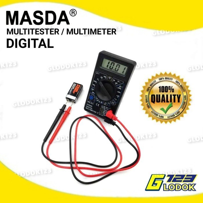 Multimeter Avometer Multitester Digital DT830B/DT830D Buzzer