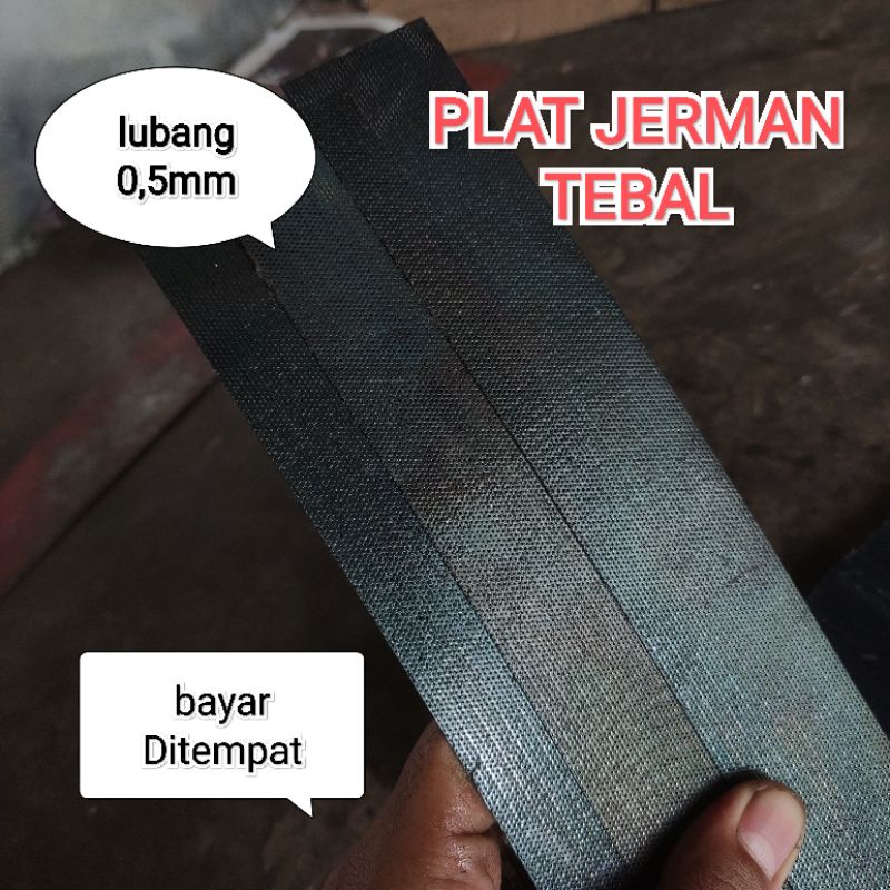 saringan sarangan diskmill FFC 23 lubang 0,5mm  0.8mm 1mm dan 1,5mm. (PLAT TEBAL)