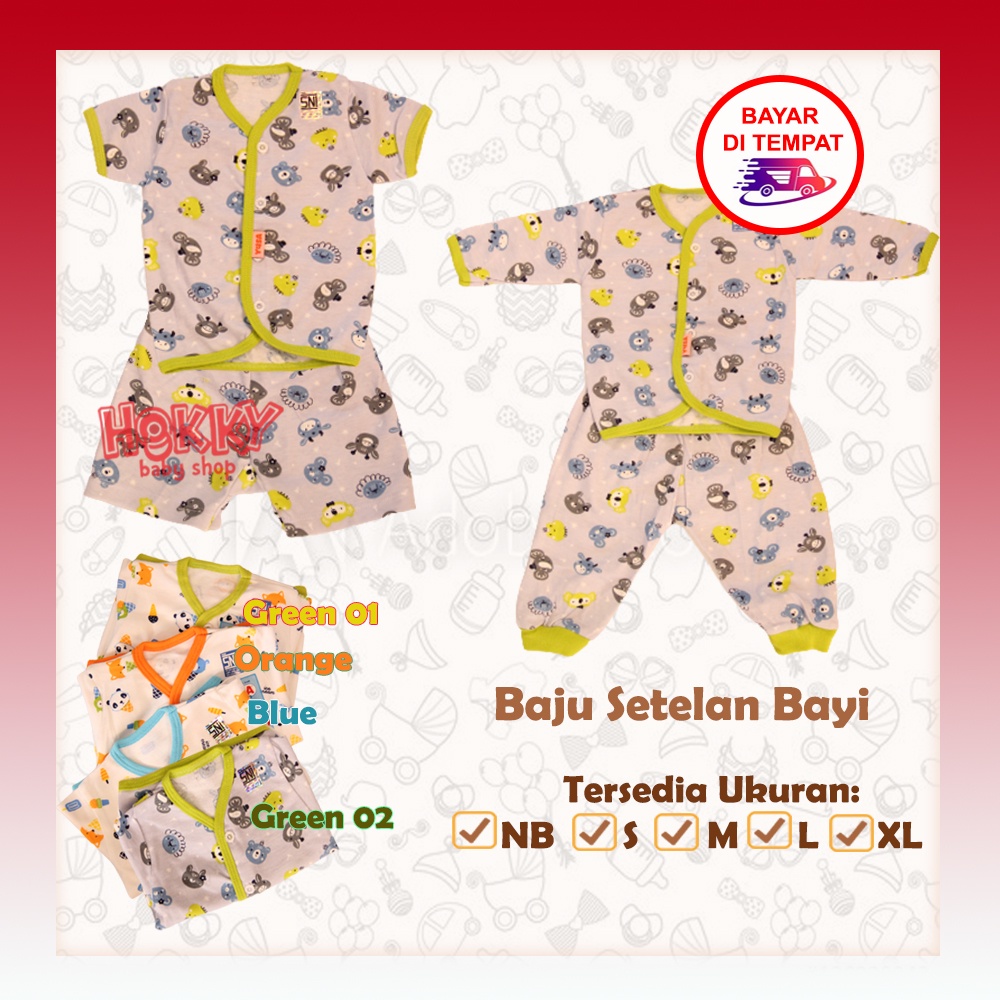 Setelan Baju Kaos Tidur Lengan Celana Pendek Panjang Anak Bayi