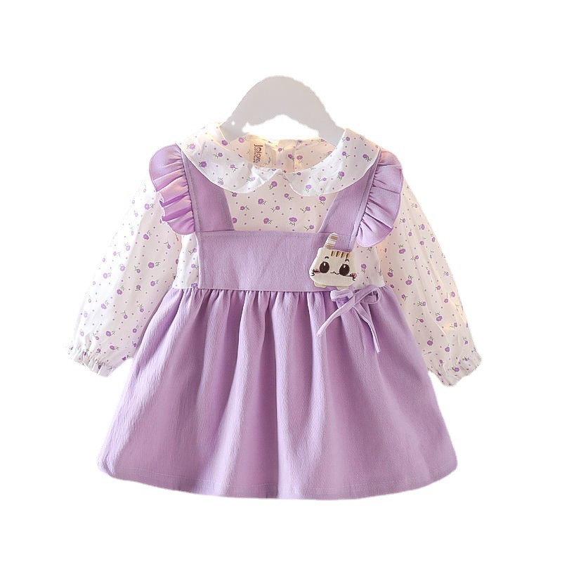 HappyOliver DRESS KYON CATS 1071 EBV Baju Dress Anak Perempuan Import  Dress anak bayi/Bayi Perempuan Gaun bayi Rok Anak Pakaian anak