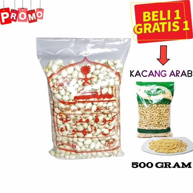 

Kacang Pistasio/Fustuk Garing/Renyah/Fress 1kg Free