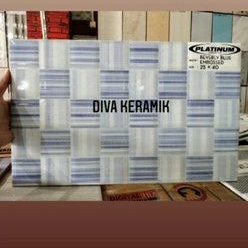 Keramik Dinding Platinum Beverly Blue KW 1 uk.25x40
