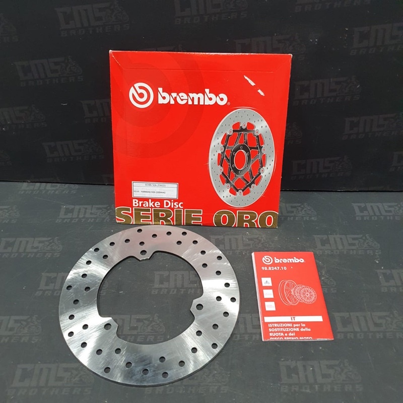 Disc Brake Piringan Cakram Belakang 220mm Brembo Serie Oro Yamaha R25