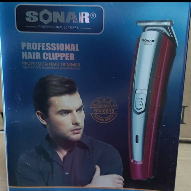 Alat Mesin Cukur Rambut SONAR-6818/SN-6818 Multifungsi 3 In Hair Clipper Propesiol