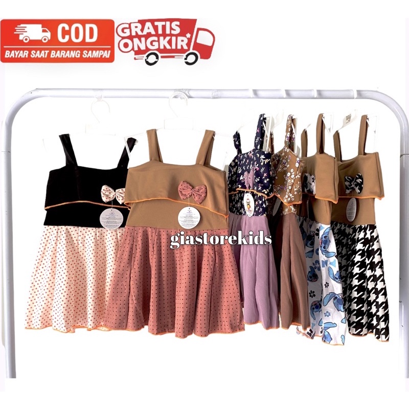 COD DRESS ANAK termurah baju anak dress anak kecil baju anak perempuan baju anak cewek 1-3 tahun