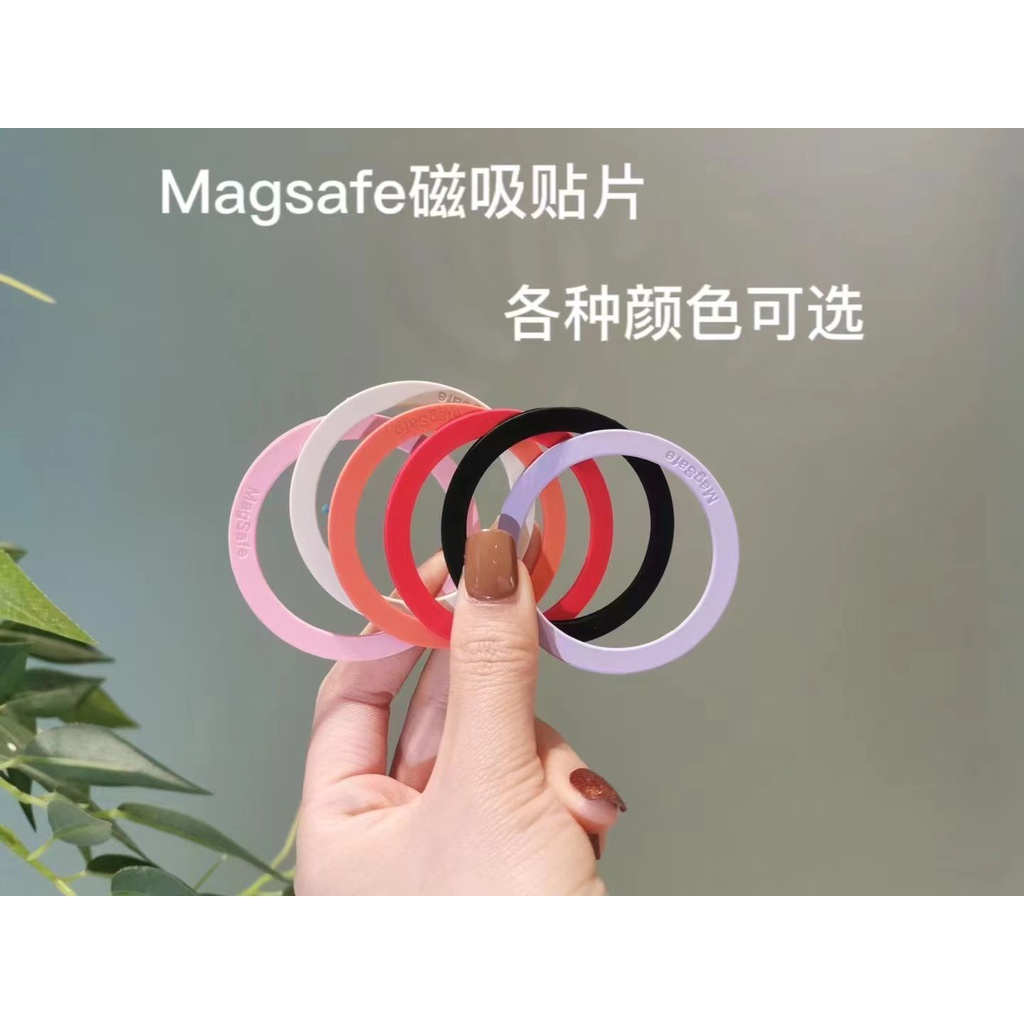 New Arival Magsafe Ring / Magsave Ring Support Wireless Charger Full Colour Embos