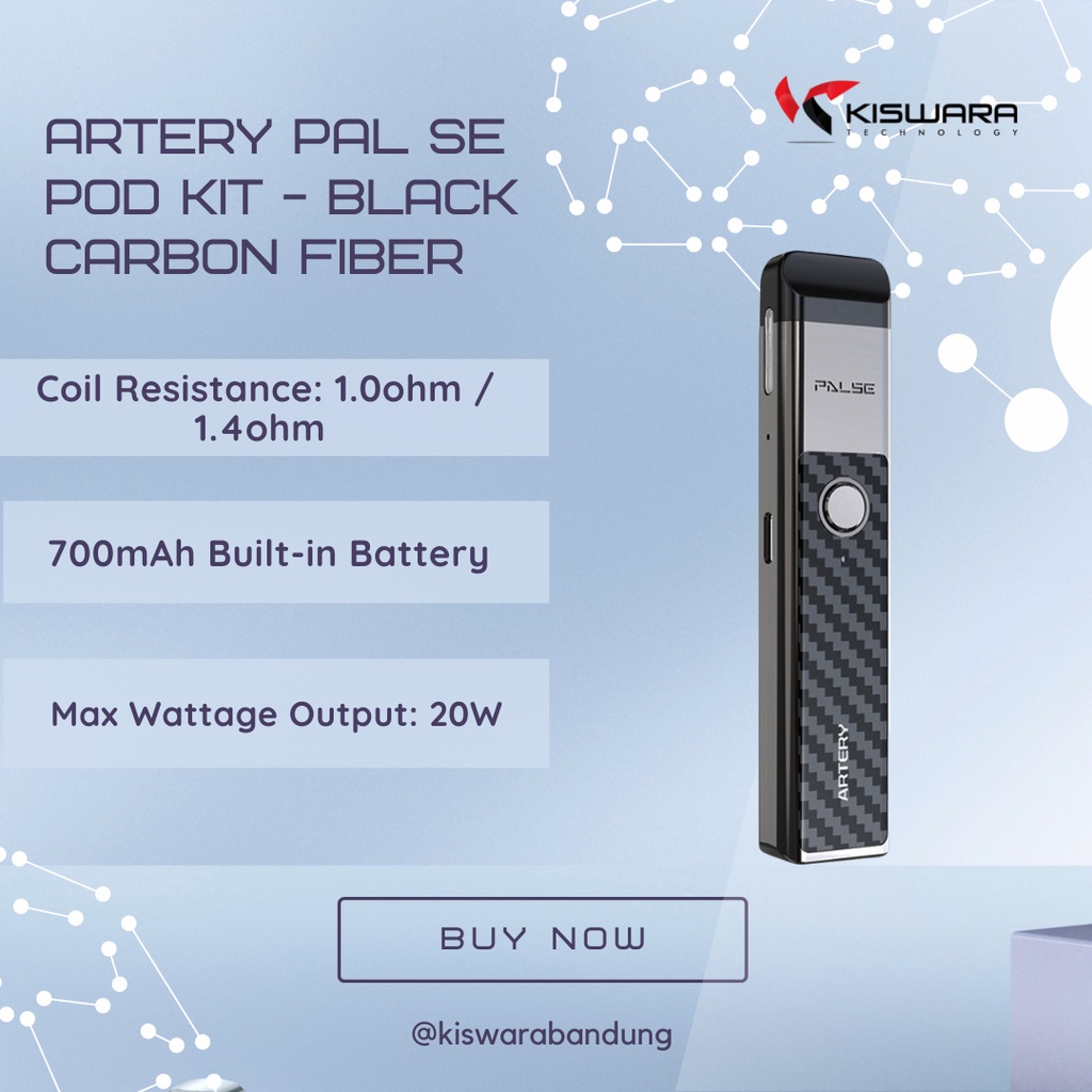 Artery PAL SE Pod Kit - BLACK CARBON FIBER [Authentic]